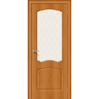 Межкомнатная дверь BRAVO (Браво) Альфа 2 Milano Vero со стеклом White Сrystal