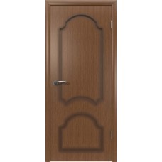 Дверь шпон Владимирские двери Кристалл ДГ Орех