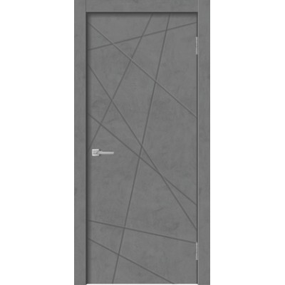 Дверь Двери Гуд Geometry-1 ДГ Бетон графит