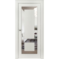 Дверь экошпон Uberture 00003 ДО Серена белая с зеркалом