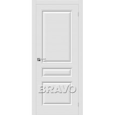 Межкомнатная дверь BRAVO (Браво) Скинни-14 ДГ П-23 Белый
