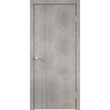 Дверь экошпон Velldoris Techno M2 Муар светло-серый с AL кромкой 