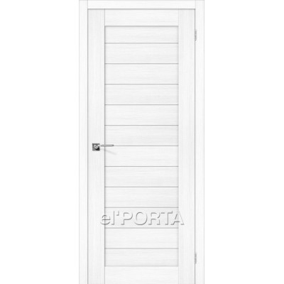 Дверь экошпон BRAVO el'PORTA Порта-21 ДГ Snow Veralinga