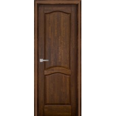 Белорусская дверь массив ольхи Юркас Лео ДГ Античный орех