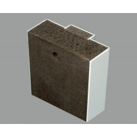Коробка маятниковая Kapelli Classic 98х46х2100 мм. комплект 2,5 шт. Белый Коробка маятниковая Kapelli Classic 98х46х2100 мм. комплект 2,5 шт. Белый