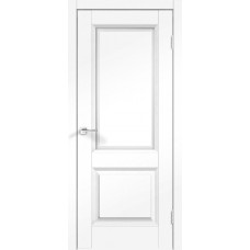 Дверь экошпон Velldoris Alto 6 ДО Ясень белый структурный со стеклом Контур