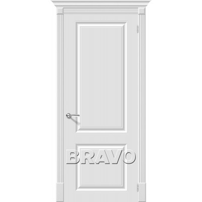 Дверь эмаль BRAVO Скинни-12 ДГ Whitey