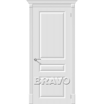 Дверь эмаль BRAVO Скинни-14 ДГ Whitey