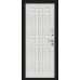 Дверь входная BRAVO Мило 104.52 Букле черное / Bianco Veralinga